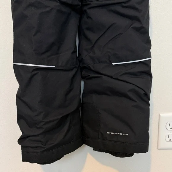 Girls Kids Columbia Black Snow Pants Size 8 - Picture 3 of 7